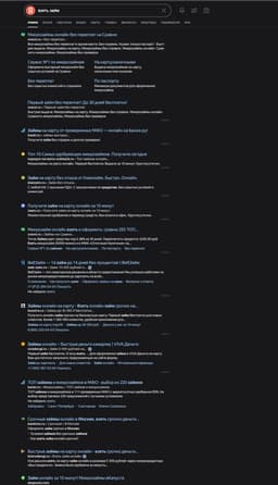 говорят в займах тяжело двигать в топ1 в яндексе. image preview